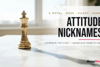 Attitude Nicknames: Royal, Boss, Silent and Funny Names With Style