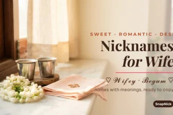 Nicknames for Wife: Sweet, Romantic and Desi Names With Meanings