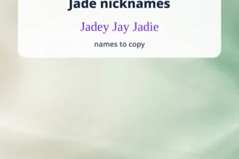Jade Nicknames — Names and Styles to Copy