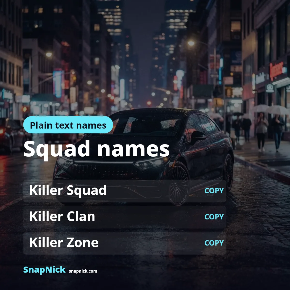 Killer nicknames for Instagram, WhatsApp and Snapchat