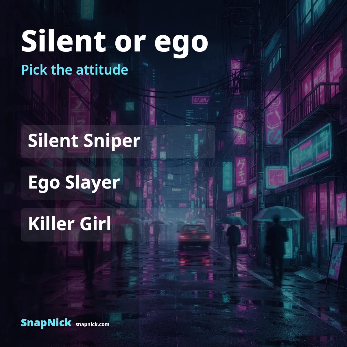 Killer names for boys and girls