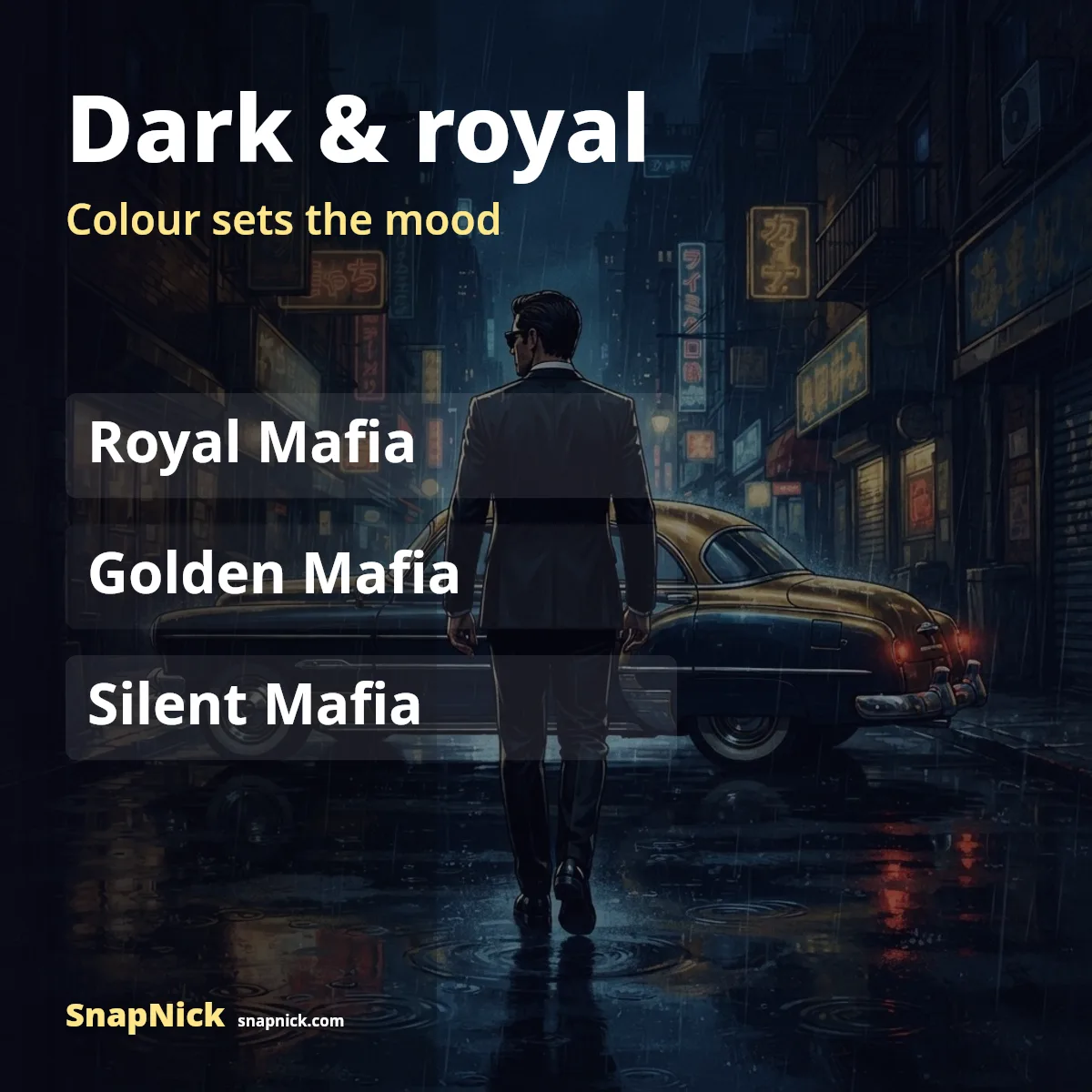 Mafia names for boys and girls