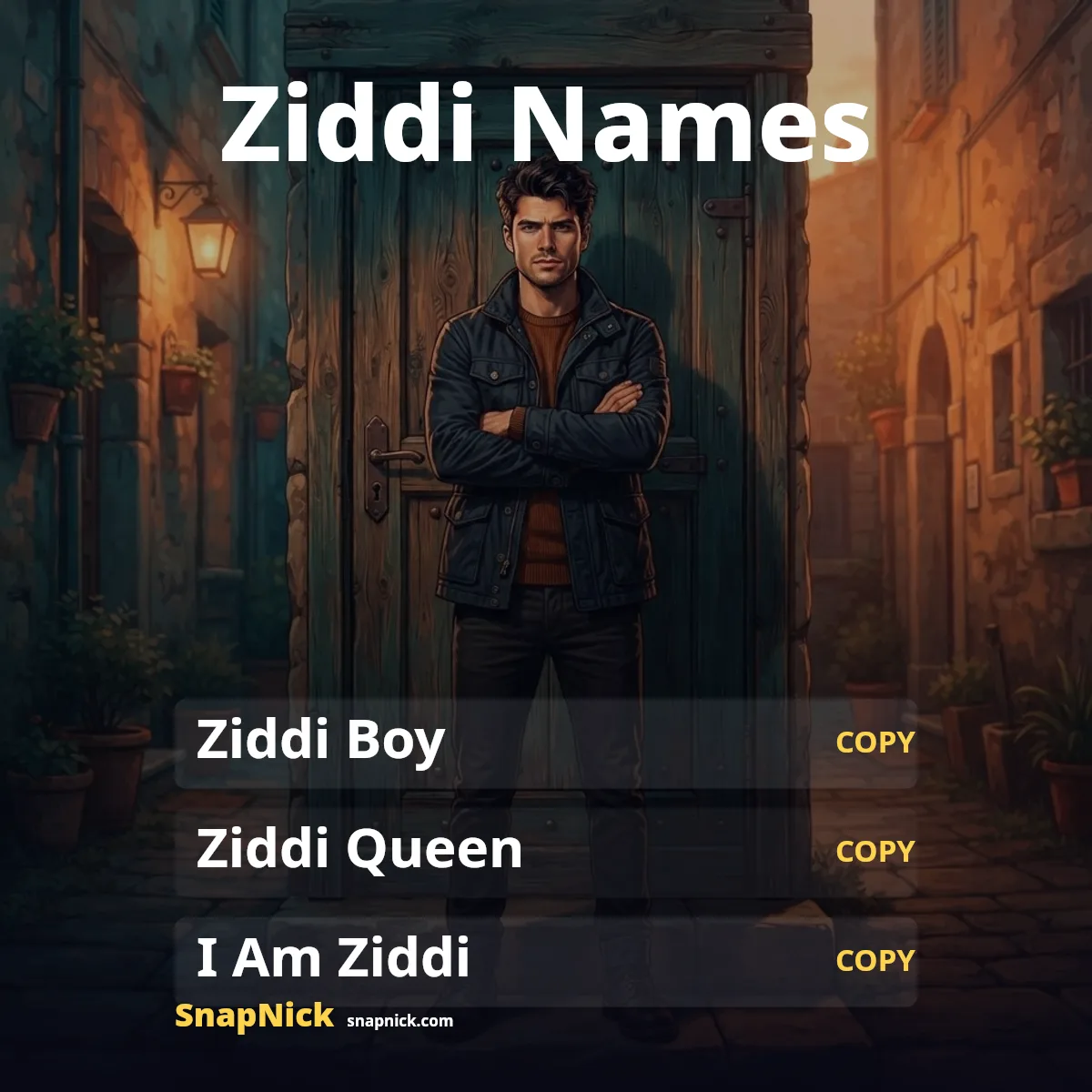 Ziddi Name Styles: 117 Names to Copy